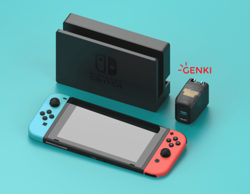 Nintendo Switchのドックが10分の1のサイズに縮小 高速充電 映像音声出力もできるacダプタ Genki ニコニコニュース