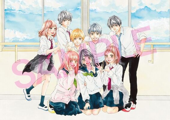 ストロボ アオハライド ふりふら 咲坂伊緒描き下ろしのコラボイラスト公開 ニコニコニュース