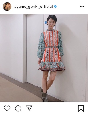 さすがの美脚 なんだ妖精か 剛力彩芽の民族衣装風ショートワンピ姿に称賛の声 ニコニコニュース