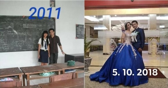 13歳だった女子中学生が27歳男性教師と恋に落ち 歳になってめでたく結婚 インドネシア ニコニコニュース