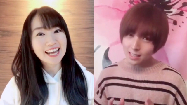 水樹奈々さん 蒼井翔太さんが歌のコラボ 圧倒的歌唱力で生まれる 愛の星 のアカペラハーモニー ニコニコニュース 水樹奈々さん 蒼井翔太さんが歌のコラボ 圧倒的歌唱力で生まれる 愛の星 のアカペラハーモニー ニコニコニュース