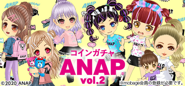 Mobageアバター Anap コラボ第２弾を開始 ニコニコニュース