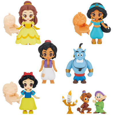 プリンセスとサブキャラクターのフィギュア第2弾 バンダイ 食玩 Disney Pricot Poupee2 ニコニコニュース