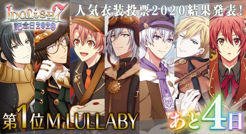 アイナナ アプリ人気衣装投票best3結果発表 Idolish7記念日 企画 ニコニコニュース アイナナ アプリ人気衣装投票best3結果発表 Idolish7記念日 企画 ニコニコニュース