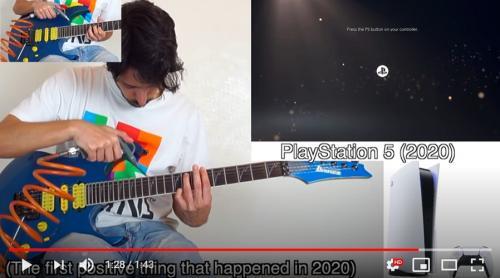 ギター1本でplaystation 5の起動音を再現 なんならマリオやソニックの効果音も ニコニコニュース