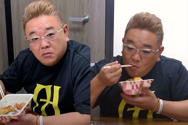 50万再生突破 サンドウィッチマン伊達が天丼を食べるだけの動画に謎の中毒性 笑 ニコニコニュース