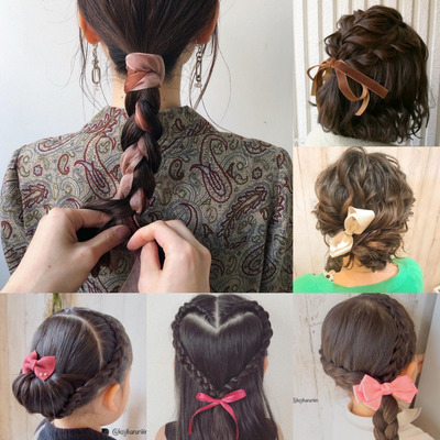 三つ編み リボンの最強かわいいアレンジ集 大人女子もできる簡単な方法は ニコニコニュース 三つ編み リボンの最強かわいいアレンジ集 大人女子もできる簡単な方法は ニコニコニュース