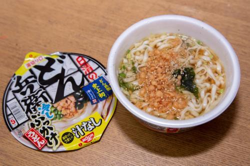 冒涜的うまさ 冷やし汁なし どん兵衛 は 温か汁あり で食べてもマジうめえぞ ニコニコニュース