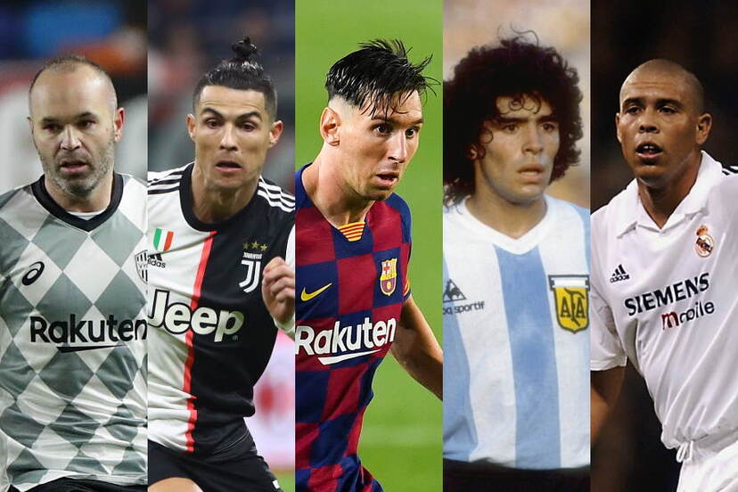 サッカー史上最高 の選手は ファン投票ランキング発表 イニエスタもtop10入り ニコニコニュース