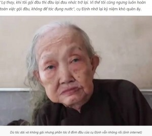 19歳から64年間 一度も髪を切らず洗髪もしていない歳女性 ベトナム ニコニコニュース