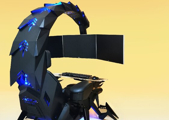 まるでサソリのような可変pcチェア Cluvens Scorpion Computer ニコニコニュース まるでサソリのような可変pcチェア Cluvens Scorpion Computer ニコニコニュース