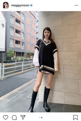 スタイルよすぎ 高校生みたいで可愛い マギー 美脚際立つスクールガール風コーデに注目集まる ニコニコニュース スタイルよすぎ 高校生みたいで可愛い マギー 美脚際立つスクールガール風コーデに注目集まる ニコニコニュース