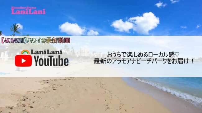 4k Hawaii ローカル感満載 おうちで楽しめるハワイのアラモアナビーチパークをお届け ニコニコニュース