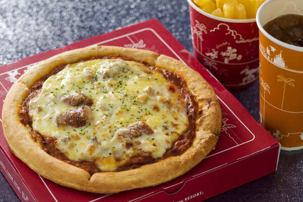 お肉たっぷり 東京ディズニーシー セバスチャンのカリプソキッチン ソーセージとミートソースのピザ ニコニコニュース
