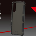 Xperia 5 Ii用 Extreme Defense 耐衝撃ハイブリッドカバー クリアブラック がau 1 ニコニコニュース
