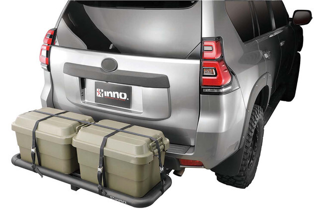 プラド　ヒッチキャリア　キャンプ　ヒッチ　キャリア　と　カバー　1回使用　美品 プラド ヒッチキャリア キャンプ ヒッチ キャリア と カバー 1回