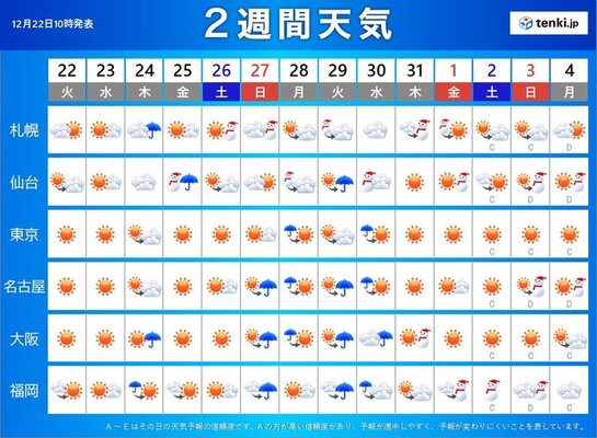 2週間天気 年末寒波襲来で再び大雪か 寒さ厳しい年越しに ニコニコニュース