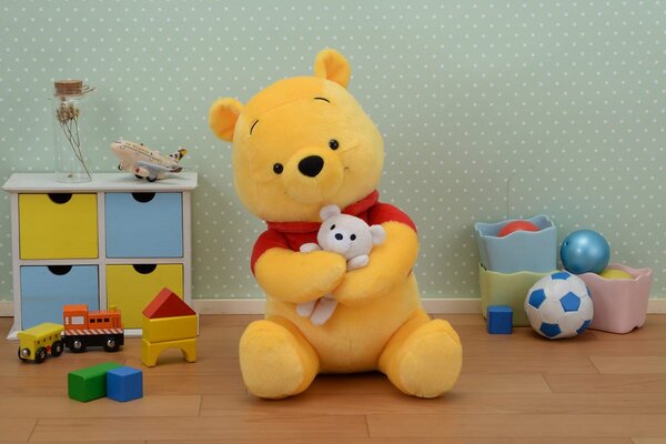 テディベアを抱きしめる姿にきゅん セガプライズ ディズニー くまのプーさん メガジャンボぬいぐるみ抱っこぬいぐるみ ニコニコニュース