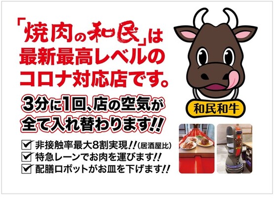 焼肉の和民 が緊急事態宣言発令に伴い ランチタイムに食べ放題コースを1980円で提供 ニコニコニュース