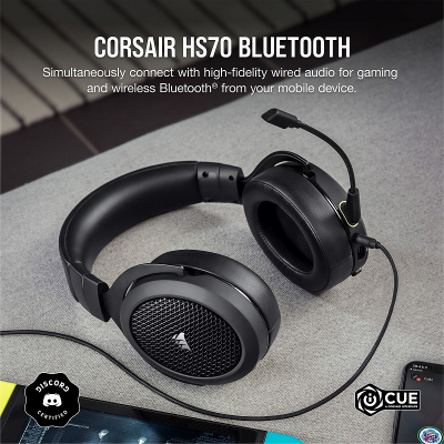 Corsair 有線とbluetooth同時接続対応ワイヤレスゲーミングヘッドセット Hs70 ニコニコニュース Corsair 有線とbluetooth同時接続対応ワイヤレスゲーミングヘッドセット Hs70 ニコニコニュース