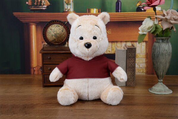 ふわふわとした触り心地 セガプライズ ディズニー くまのプーさん メガジャンボアンティーク風ぬいぐるみ ニコニコニュース