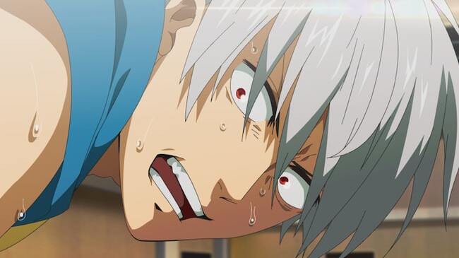 灼熱カバディ 第1話の場面カット到着 宵越竜哉が体育館へ連れ込まれる ニコニコニュース