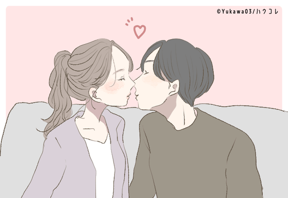 ただ唇を重ねてるだけ 彼とのラブラブ度を上げる 変わり種キス ニコニコニュース