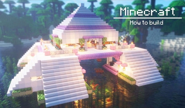 マインクラフトで作った水上のピラミッド建築 船でしか入れない秘密基地に すき つくってみよう の声 ニコニコニュース マインクラフトで作った水上のピラミッド建築 船でしか入れない秘密基地に すき つくってみよう の声 ニコニコニュース