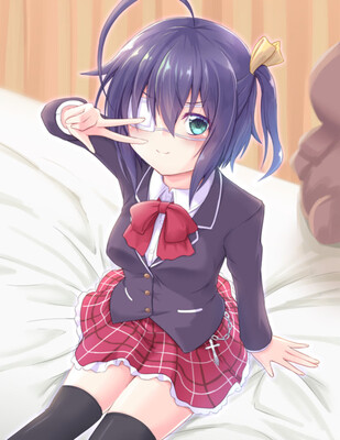 中二病キャラクターのマストアイテム 眼帯 を付けた女の子イラスト詰め合わせ ニコニコニュース