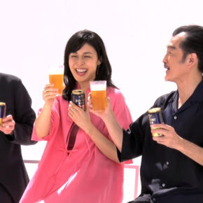 ここに混ざってビールが飲みたい 松嶋菜々子 吉田鋼太郎 粗品 初共演 パーフェクトサントリービール Cmメイキング ニコニコニュース