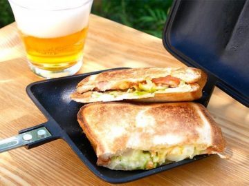 キャンプ飯 ホットサンド