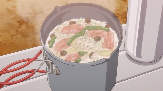 キャンプ飯 パスタ