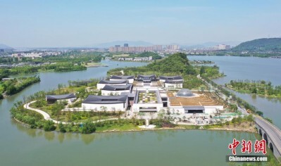 上空から撮影した杭州世界観光博物館 中国 ニコニコニュース