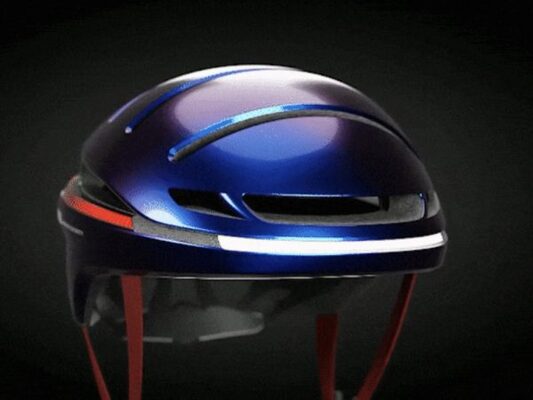 方向指示ライト機能を搭載する自転車用ヘルメット Evo21 は減速で自動点灯も ニコニコニュース 方向指示ライト機能を搭載する自転車用ヘルメット Evo21 は減速で自動点灯も ニコニコニュース