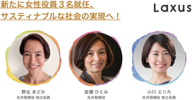 ラクサス テクノロジーズ 新たに女性役員3名就任 新経営体制でサスティナブルな社会の実現へ ニコニコニュース ラクサス テクノロジーズ 新たに女性役員3名就任 新経営体制でサスティナブルな社会の実現へ ニコニコニュース