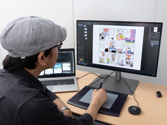 漫画家に優しく 作業効率を上げる4k Hdrモニターbenq Pd2725u ニコニコニュース