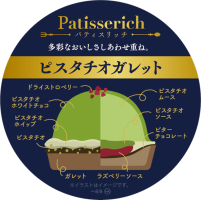 ちょっとリッチで しあわせなひとときを Patisserich 第１弾 ピスタチオガレット ７ ２０ 火 発売 ニコニコニュース