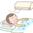 だるい、喉痛い…症状も　「エアコン」で部屋を適度に冷やすには？　就寝中どう使う？