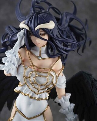 オーバーロードiv から 慈悲深き純白の悪魔 アルベド が漆黒の翼を広げた姿をフィギュア化 予約受付開始 ニコニコニュース