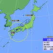 台風9号広島に再上陸　台風から離れた地域も大雨警戒