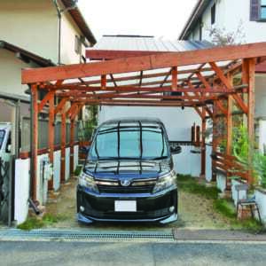 木製にこだわって暖かみのある仕上がりに 手作りカーポート実例集 1 ニコニコニュース 木製にこだわって暖かみのある仕上がりに 手作りカーポート実例集 1 ニコニコニュース