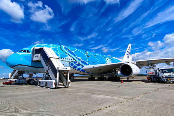 Ana巨大機 A380 北の大地に襲来 新千歳空港遊覧チャーター 盛況で道内周遊 ニコニコニュース