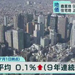 基準地価が発表　東京は全体で上昇も…商業地は下落