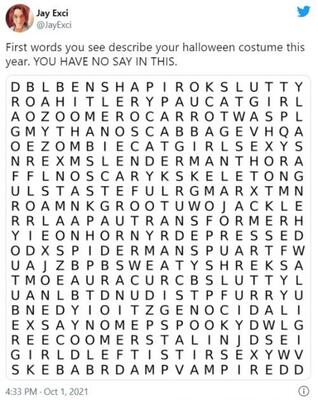 ランダムな文字列の中から最初に見つけた単語があなたのハロウィンコスチューム セクシーキャベツ 汗かきシュレック ニコニコニュース